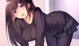 动漫美女穿白丝袜图片,动漫美女的优雅魅力